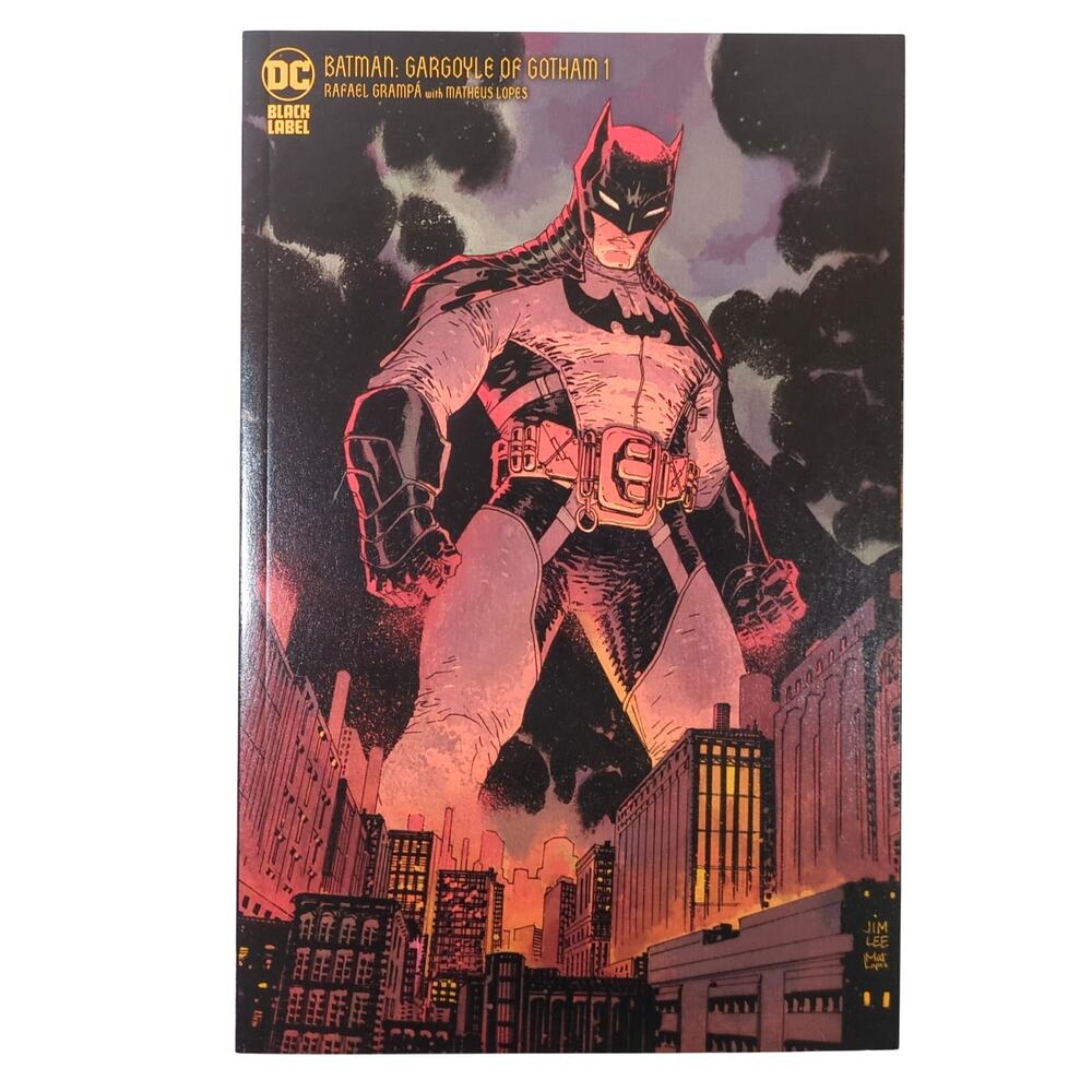 Batman Gargoyle of Gotham Book One DC Black Label Jim Lee Variant NM